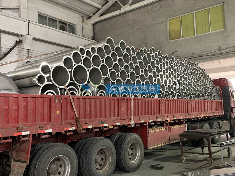 无锡两通公司用于排气处理的焊接风管加工&发货